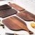 Import High-end Black Rectangle Slotted Acacia Wood Home Kitchen Bread Chopping Cutting Board with Holes from China