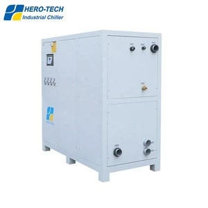 High performance water cooled industrial water chiller with 100kw 30ton cooling capacity