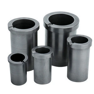 High Purity High Temperature Resistance 1kg 2kg 3kg Polished Graphite Crucible for Gold Melting