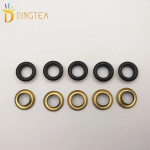 High quality 10mm plating brass metal ring eyelets for garments