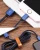 Import High quality 2.4A quick charge jean denim leather micro usb data cable for iPhone from China