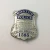 High quality 3D Silver Security Pin Badge/Boston security guard badges/metal shoulder strap pin badge