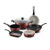 High Quality 7 Pcs Carbon Steel Nonstick Cookware cooking kitchen pots and Pans Set non stick cookware sets