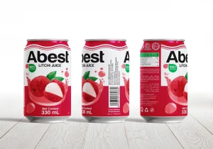 HIGH QUALITY ABEST FRUIT JUICE CANS 330ML