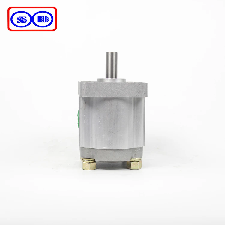 High quality acid resistant valve plate control hydraulic gear pump, the best quality to build green hydraulic gear pump