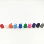 High Quality Aluminum Cover on Plastic Screw Top Caps Lids for Eyelash Extention Glue Liquid Bottles