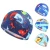 Import High quality cartoon color printing new  childrens swimming cap silicone swimming pool cap from China