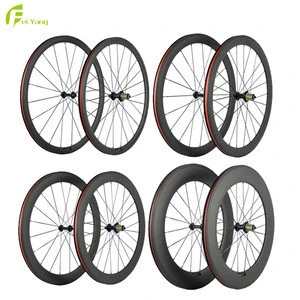 High quality clincher carbon bicycle wheels 700 25mm width road wheel