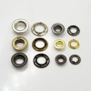 high quality custom size garment metal eyelets with embossed logo