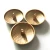 Import High quality gold brand logo custom metal dome shank button from China