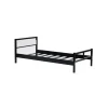 High Quality Heavy Duty Adult Metal Single Bed Sofa Bed for School Military Army Worksite Dormitory Metal Bedstead