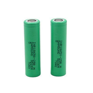High Quality Lithium Battery 25r 3.6v 3.7v Rechargeable Battery 18650 for Samsung 25r