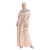 Import High Quality Manufacturer Beige front Open Abaya with lace in Stock from China