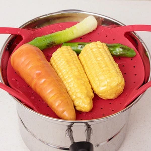 high quality microwave veggie universal steamer insert basket