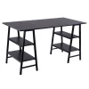 High Quality Office Desk Home Study Desk With Two Large Shelf