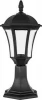 high quality outdoor pillar lights classic design solar pillar mounted lights for garden IP44 CE ROHS