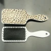 High quality paddle hair brush with heat transfer print