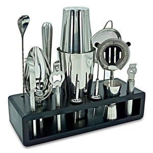 High quality tools boston cocktail shaker bar set with stand
