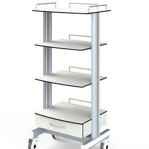 High Quality Wholesale Hospital Carts Medical Endoscopy Trolley With Power Plugs