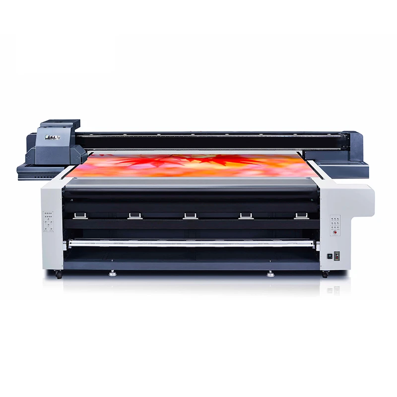 high speed uv flatbed printer ,6pcs G6 head,, roll&amp;flat printer, 2513,for marketing company