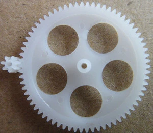 High strength ISO9001:2008 OEM nylon plastic gear for rc helicopter