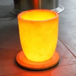 High thermal conductivity 100kg 300kg SiC crucible graphite crucible for melting metal foundry crucible
