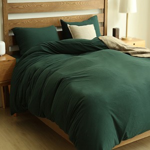 High Thread Count King Size Duvet Cover Factory Bed Sheet Cotton Bedding Set