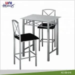 Home Bar Furniture Cheap Metal Bar Table Set