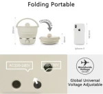 Home Kitchen Cooking Appliance Stainless Steel Parts Mini Porcelain Square Glass Bowl Industrial Electric Slow Cooker