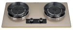 Home kitchen high quality cooking appliance 2 burner infrared gas stove with safety device