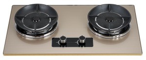 Home kitchen high quality cooking appliance 2 burner infrared gas stove with safety device