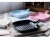 Import Home Use Colored Glazed Square Stripe Porcelain Personalize Baking Plate/ Dishes Ceramic Bakeware Set from China