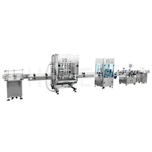 HONE-Full automatic liquid filling machine capping machine, labeling machine for sale