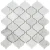 Import Honed marble backsplash mosaic ties cheap  polished stone murals from China