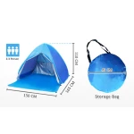 Hot Beach Tent Outdoor Sun Shelter tent foldable automatic beach tent for beach