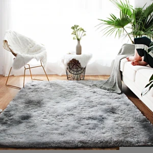 Hot Carpet Super Soft Long Plush Indoor Modern Area Rug Fluffy Shaggy Room Rugs Home Decor Carpet Cotton Filled Anti-Skid Bottom