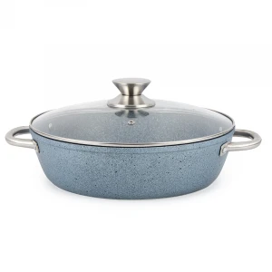 HOT CHEF kitchen accessories forged aluminum non stick parini cookware sauce pot frying pan