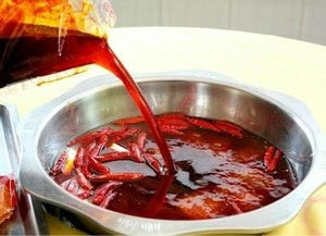hot pot sauce soup condiment, 500g vegetable oil liquid sichuan spicy flavor