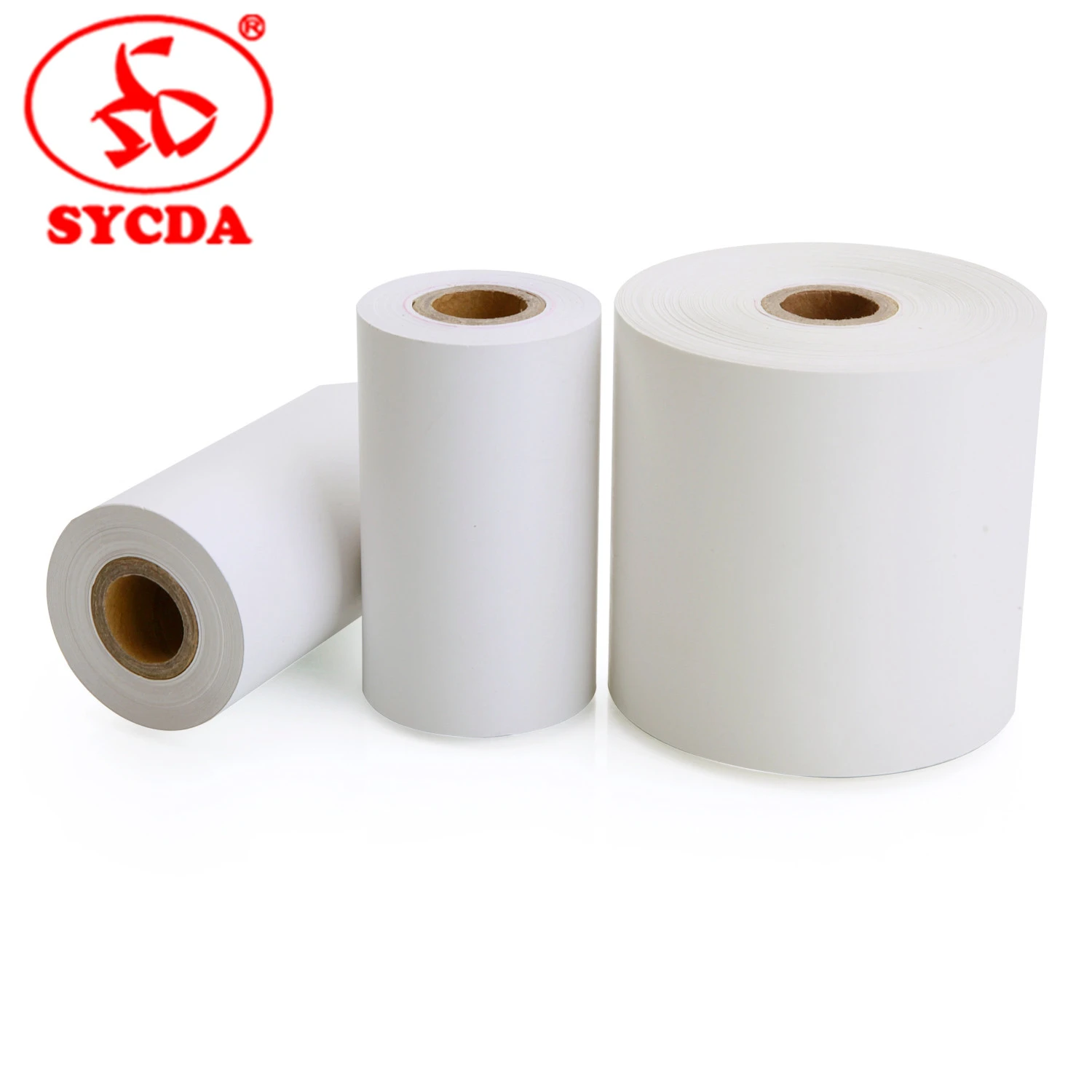 Hot Sale 55g 80mm*80mm ATM FAX Printing PDQ Thermal Paper Roll