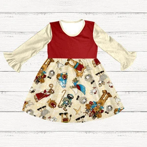 Hot Sale Baby Girls Fashion Clothing Children Pretty Lovely Party Dresses Boutique Wholesale kids clothing