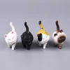 Hot sale Cartoon Cat play Toys, animal cat PVC action figure, 4cm 9pcs car figurine doll for office desk and home decoration