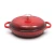 Import hot sale  cast iron red  enamel pot enamel cookware cast iron enamel skillet with two handles from China