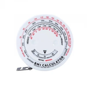 Hot sale custom retractable weight bmi tape measure body