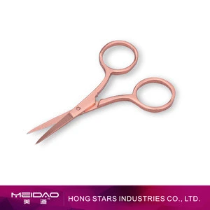 Hot Sale Eco-Friendly Fashion Rose Gold Embroidery Sharp Scissors