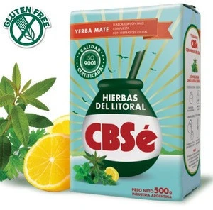 Hot Sale Flavored Yerba Mate Tea Littoral Herbs 500g Blended Tea Bag Packaging