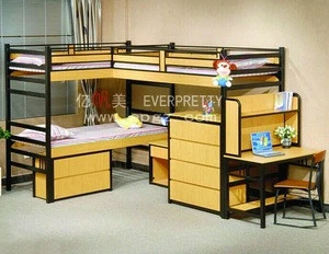 Hot Sale Modern MDF Bunk Bed Japanese Bunk Bed Wood Children Bunk Bed
