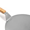 Hot Sale New Kitchen Cooking/ Baking Tool Stainless Steel Round Pizza Cake Shovel With wood Handle