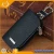 Import Hot sale popular colors customized blank car keys cover leather car key case holder wallet with metal ring from China