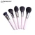 Import Hot sale soft goat hair  makeup brush set 11pcs makeup  tools  kit of pink from China