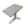 Hot sales 304 stainless steel  hospital hydraulic mayo table over bed table with wheels